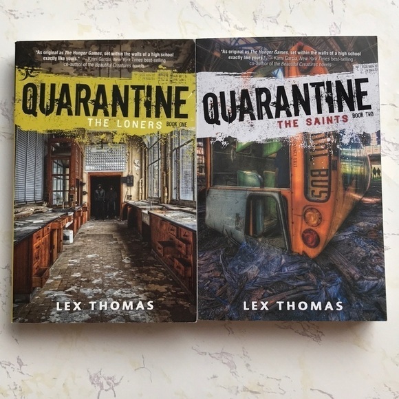 LEX THOMAS PAPERBACK QUARANTINE SET OF TWO BOOKs - Picture 1 of 5
